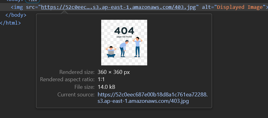 Found Login Page