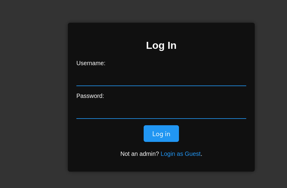 Login Page