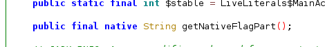 getNativeFlag() definition