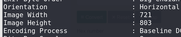 Find height of image