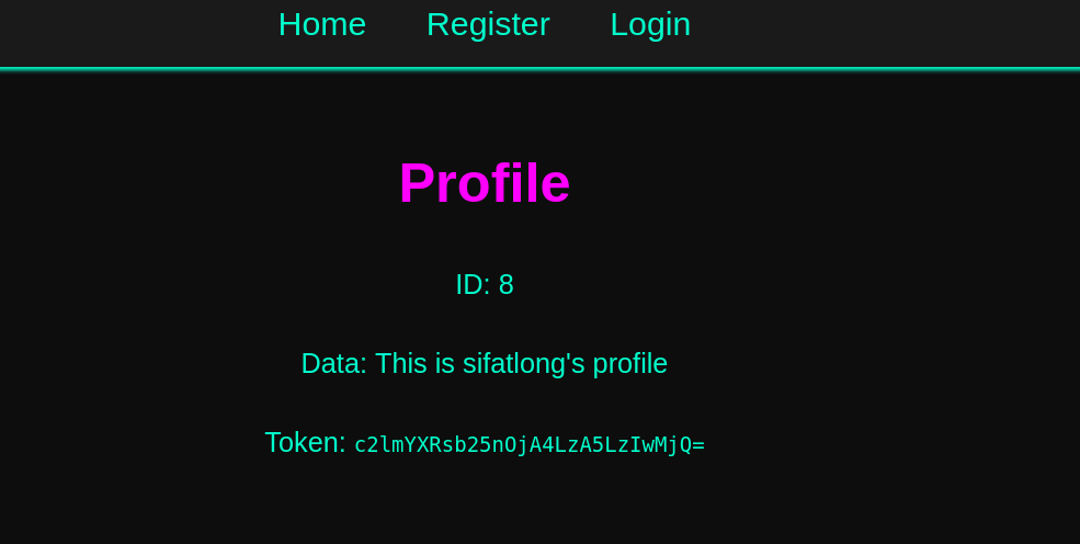 Register for Account
