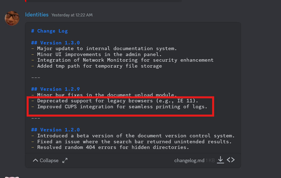 Changelog