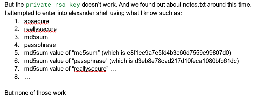 Trying Password