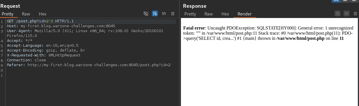 Potential SQLite