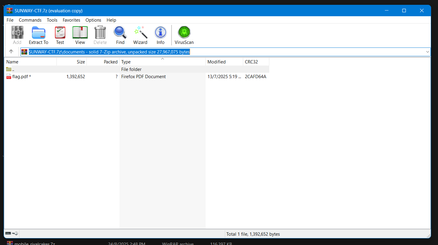 Attacker Database File