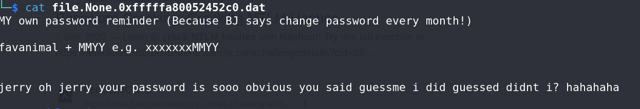 Password Construction